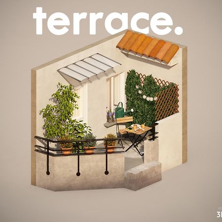 Studio Terrasse Privee 5 Min To Eiffel Tower Paris Dış mekan fotoğraf